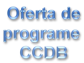Oferta de programe CCDB